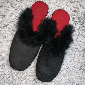 Coach slippers
